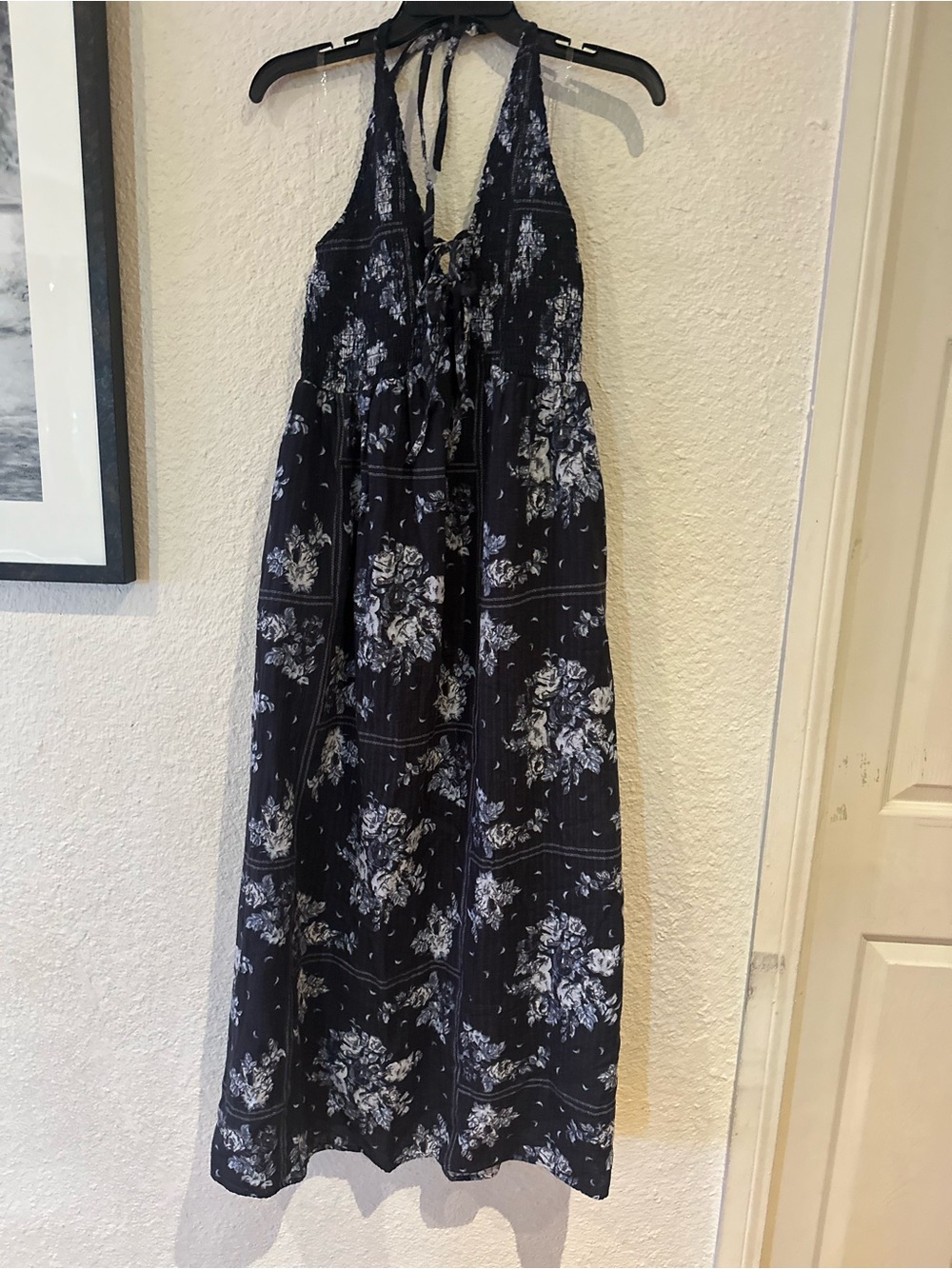 Universal Thread Black Floral Maxi Dress